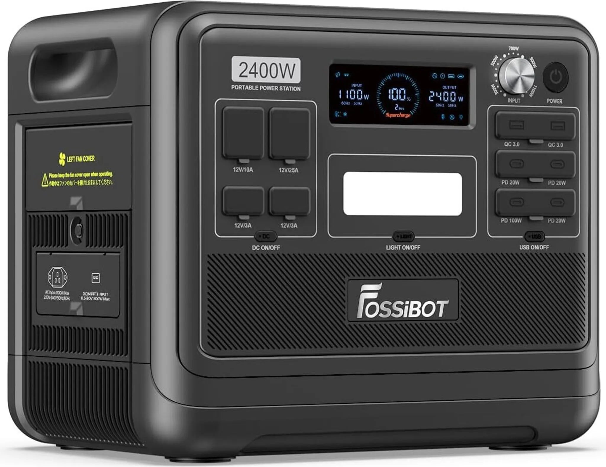 FOSSiBOT F2400 Tragbare Powerstation 2048Wh