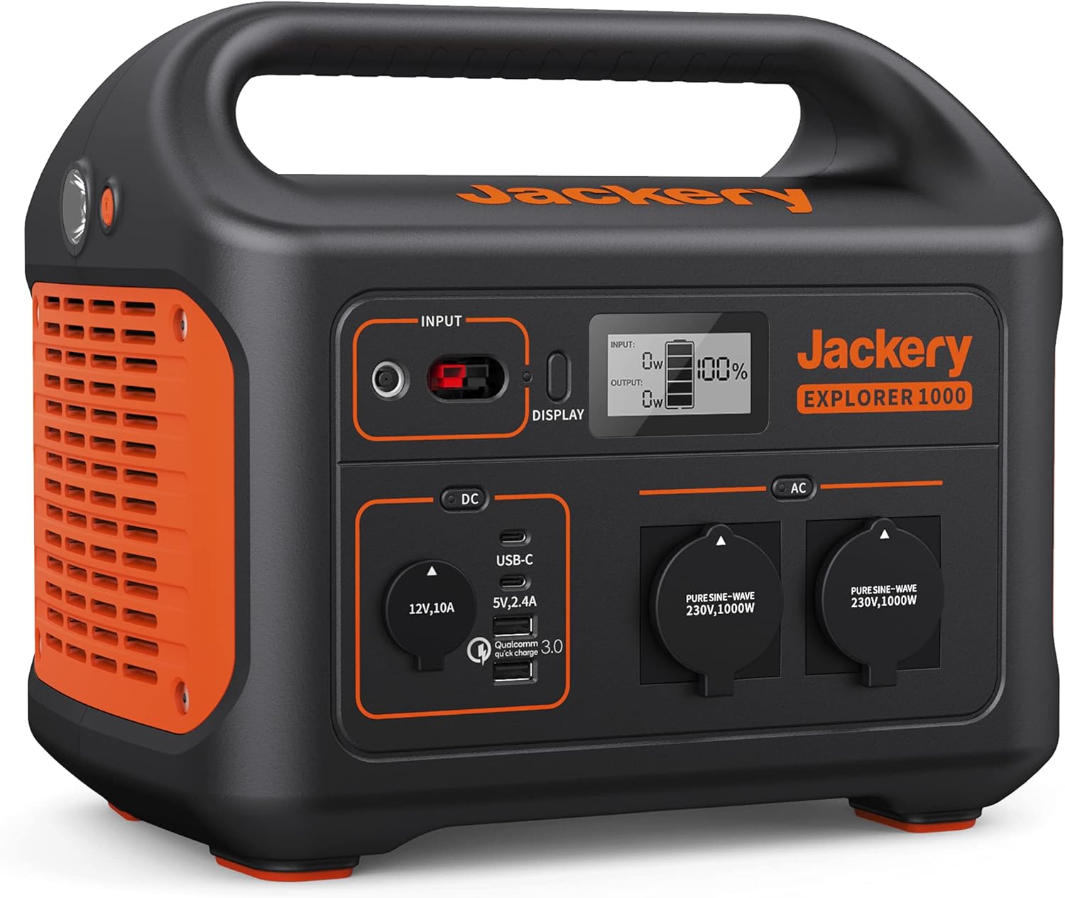 Jackery Explorer 1000, 1002 Wh Portable Power Station 220 V/1000 W Solar Generator